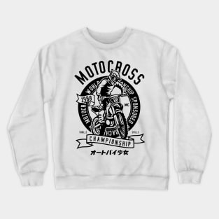 Motocross Champion Crewneck Sweatshirt